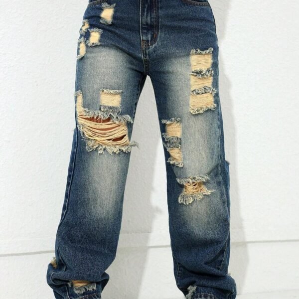 Elorivane Purple Straight Leg Jeans, Y2K Carnival Street, High Waist Slant Pockets, Casual Spring Fall Pants