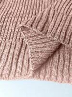 Elorivane Plus Size Solid Color Drop Shoulder Loose Knit Sweater for Autumn Winter - Image 7