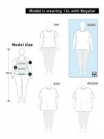 Elorivane Plus Size Halloween Ghost Print Short Sleeve T-Shirt for Summer Daily Wear - Image 7