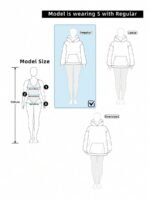 Elorivane Women Gray Solid Pleated Sweatshirt, Asymmetrical Neck Long Sleeve Grunge Fall Pullover - Image 7