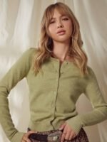 Elorivane Women Crewneck Button Front Cardigan, Long Sleeve Western Cowgirl Fall Winter Country Sweater - Image 17