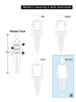 Elorivane Unisex Khaki Number Graphic T-Shirt, Loose V-Neck Y2K Streetwear Short Sleeve Top - Image 7
