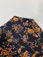 Elorivane Plus Size Ditsy Floral Dress, Lace Trim Lantern Sleeve Boho Outfit, Autumn Beach Holiday Wear - Image 7