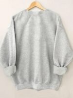 Elorivane Women's Oversized Bear Graphic Sweatshirt, Long Sleeve Crew Neck - Image 2
