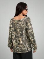 Elorivane Tween Girls Y2K Graphic Sweatshirt, Stretchy Off The Shoulder Top - Image 5