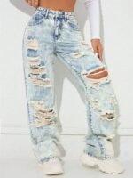 Elorivane Black Straight Leg Jeans, Y2K Rave Vintage, High Waist Side Pocket Slit, Casual Spring Fall Pants - Image 15