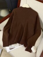 Elorivane Women's Vintage Knit Cardigan | Loose Old Money Style, Commuter Autumn Winter Sweater - Image 9