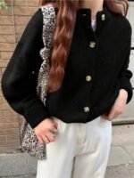 Elorivane Women's Vintage Knit Cardigan | Loose Old Money Style, Commuter Autumn Winter Sweater - Image 13