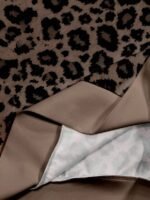 Elorivane Plus Size Leopard Print Sweatshirt, Round Neck Cozy Top, Autumn Winter Casual Wear - Image 4
