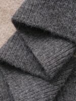 Elorivane Plus Size Color Block Sweater, V-Neck Diamond Pattern Loose Pullover Autumn Winter School Top - Image 9