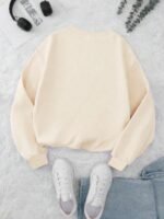 Elorivane Jesus Merry Christmas Crew Neck Sweatshirt, Women Long Sleeve Pullover, Fall Winter Casual Top - Image 4