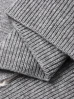 Elorivane Plus Size Color Block Cardigan, Shirt Collar Patchwork Casual Autumn Winter School Sweater - Image 7