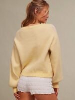 Elorivane Women Floral Jacquard Knit Sweater, Boatneck Long Sleeve Western Cowgirl Fall Winter Rodeo Top - Image 18