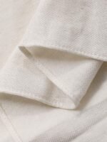 Elorivane Plus Size White Shirt, Lapel Half-Open Tie Hem Long Sleeve Spring Autumn Blouse - Image 3