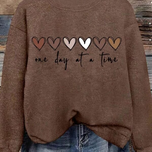 Elorivane Minimalist Crew Neck Long Sleeve Sweatshirt