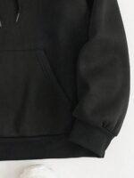 Elorivane Women Y2K Solid Color Hooded Pullover Sweatshirt, Casual Yellow Fall Back To School Hoodie - Image 28
