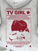 Elorivane Women's Retro Slogan Sweatshirt, Dropped Shoulder Pocket Long Sleeve Fall Winter - Image 3