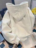 Elorivane Women's Cartoon Rabbit Print Hoodie, Casual Sweatshirt, Autumn Winter Essential & Christmas Gift - Image 2