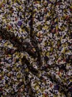 Elorivane Plus Size Leopard Print Dress, Stand Collar Lantern Sleeve Ruffle Hem Belted Dress, Spring Casual Wear - Image 19