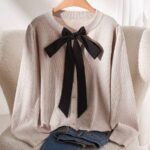 Elorivane Plus Size Lace-Up Cardigan, Versatile Autumn Winter Casual Sweater