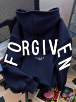 Elorivane Women's FORGIVEN Christian Hooded Sweatshirt, Cozy Casual Long Sleeve - Image 8