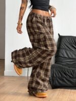 Elorivane Women Vintage Western Y2K Low Waist Parachute Cargo Pants, Summer Streetwear Trousers - Image 24