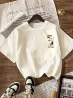 Elorivane Women's Coffee Club Graphic Tee, Casual Short Sleeve - Image 2