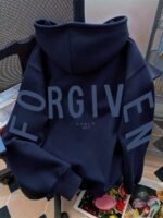 Elorivane Women's FORGIVEN Christian Hooded Sweatshirt, Cozy Casual Long Sleeve - Image 23