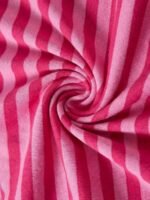 Elorivane Women's Pink-Brown Striped Y2K Tee, Casual Summer - Image 24