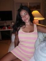 Elorivane Women's Striped Pink Fitted Knit Dress | Casual Vacation Summer Spring Dress - Image 5