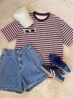 Elorivane Women's Oversized Loose Tee, Casual Summer Vacation - Image 18