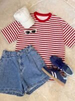 Elorivane Women's Oversized Loose Tee, Casual Summer Vacation - Image 10