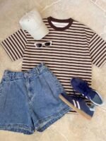 Elorivane Women's Oversized Loose Tee, Casual Summer Vacation - Image 31