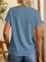 Elorivane Women's Good Night Moon 3D Print Tee, Casual Summer - Image 2
