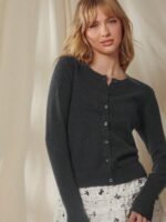 Elorivane Women Crewneck Button Front Cardigan, Long Sleeve Western Cowgirl Fall Winter Country Sweater - Image 13