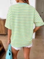 Elorivane Women's Oversized Loose Tee, Casual Summer Vacation - Image 52