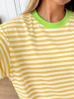 Elorivane Women's Oversized Loose Tee, Casual Summer Vacation - Image 78