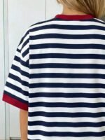 Elorivane Women's Oversized Loose Tee, Casual Summer Vacation - Image 49
