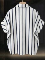 Elorivane Plus Size Halloween Bat & Pumpkin Print Shirt - Image 2