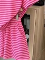 Elorivane Women's Pink Floral 2-Piece Co-Ord, Short Sleeve Tee & Shorts, Elegant Summer Set - Image 5