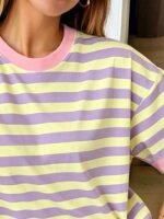 Elorivane Women's Oversized Loose Tee, Casual Summer Vacation - Image 88