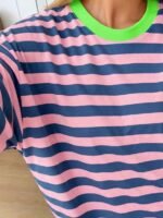Elorivane Women's Oversized Loose Tee, Casual Summer Vacation - Image 92