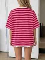 Elorivane Women's Oversized Loose Tee, Casual Summer Vacation - Image 100
