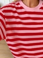 Elorivane Women's Oversized Loose Tee, Casual Summer Vacation - Image 82