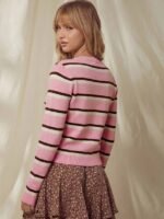 Elorivane Women Crewneck Button Front Cardigan, Long Sleeve Western Cowgirl Fall Winter Country Sweater - Image 33