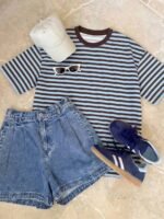 Elorivane Women's Oversized Loose Tee, Casual Summer Vacation - Image 39