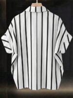 Elorivane Plus Size Halloween Bat & Pumpkin Print Shirt - Image 5