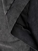 Elorivane Women Plus Size Grey Wash Sweatshirt, Asymmetrical Shoulder Grommet Long Sleeve Y2K Fall Winter Top - Image 8
