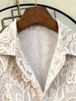 Elorivane Plus Size Halloween Bat & Pumpkin Print Shirt - Image 9
