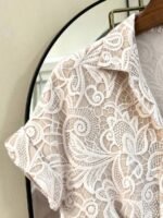 Elorivane Plus Size Halloween Bat & Pumpkin Print Shirt - Image 10